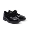 Junior Mädchen Lachly MJ Brogue Lackleder Schwarz Junior Mädchen Lachly MJ Brogue Lackleder Schwarz