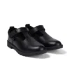 Junior Mädchen Lachly T-Bar Leder Schwarz Junior Mädchen Lachly T-Bar Leder Schwarz