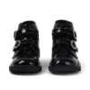 Junior-Mädchen-Stiefel Kick Hi Meadow aus Lackleder, schwarz Junior-Mädchen-Stiefel Kick Hi Meadow aus Lackleder, schwarz