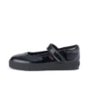 Junior Mädchen Tovni Brogue MJ Lackleder Schwarz