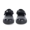 Junior Mädchen Tovni Brogue MJ Lackleder Schwarz