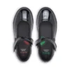 Junior Mädchen Tovni Brogue MJ Lackleder Schwarz