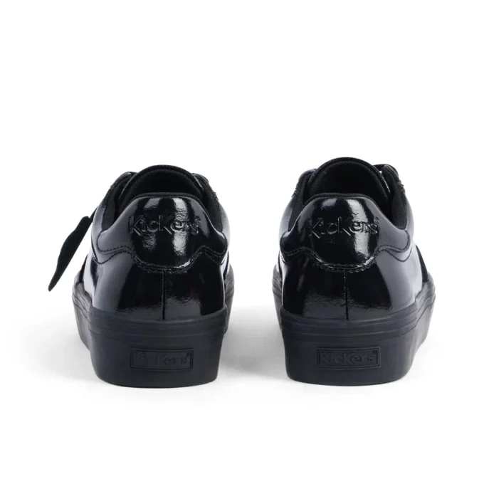 Junior Mädchen Tovni Stack Lo Flower Lackleder Schwarz Junior Mädchen Tovni Stack Lo Flower Lackleder Schwarz