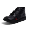 Junior Unisex-Baumwollschnürsenkel Schwarz Junior Unisex-Baumwollschnürsenkel Schwarz