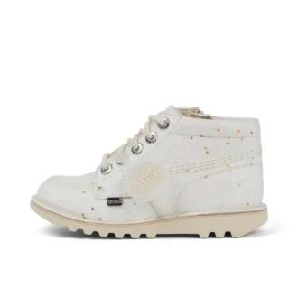 Junior Unisex Kick Hi Glitter Stiefel Weiß