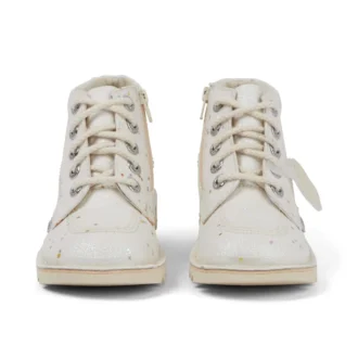 Junior Unisex Kick Hi Glitter Stiefel Weiß