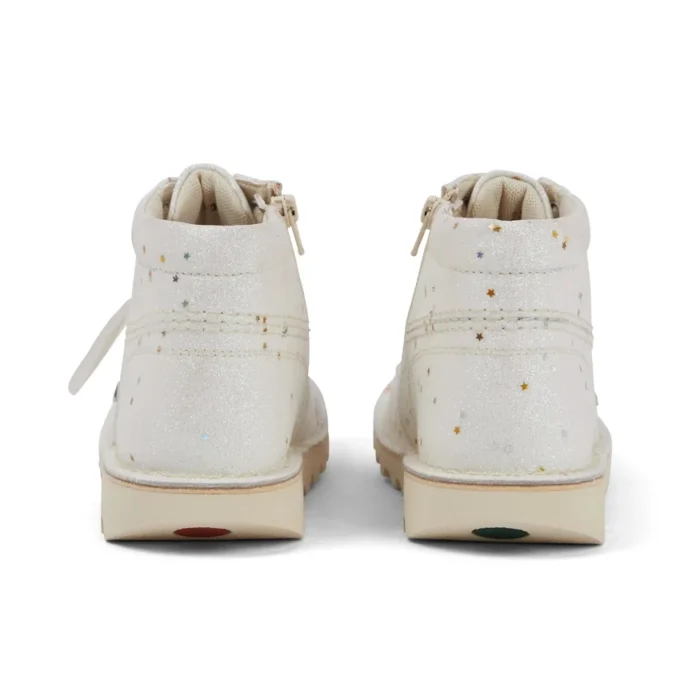 Junior Unisex Kick Hi Glitter Stiefel Weiß