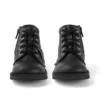 Junior Unisex Kick Hi Zip Leder-Alternative Schwarz