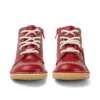Junior Unisex Kick Hi Zip Leder Rot Junior Unisex Kick Hi Zip Leder Rot