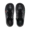 Junior Unisex Kick Hi Zip Leder Schwarz
