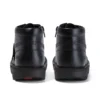 Junior Unisex Kick Hi Zip Leder Schwarz