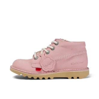 Junior Unisex Kick Hi Zip Nubuk Hellrosa