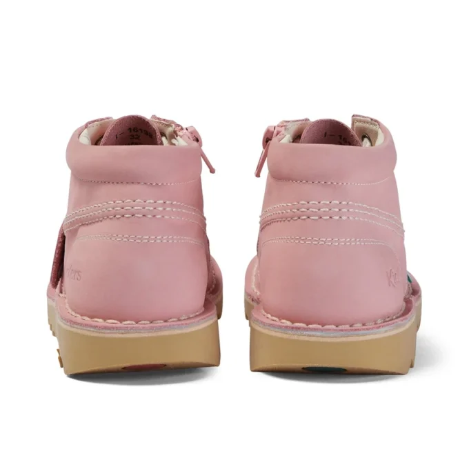 Junior Unisex Kick Hi Zip Nubuk Hellrosa Junior Unisex Kick Hi Zip Nubuk Hellrosa