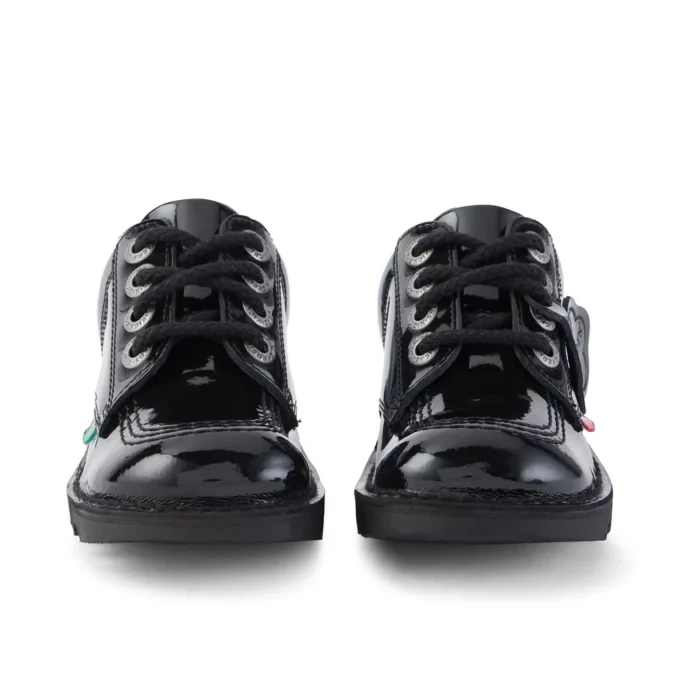 Junior Unisex Kick Lo Lackleder Schwarz Junior Unisex Kick Lo Lackleder Schwarz