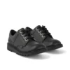 Junior Unisex Kick Lo Lederimitat Schwarz Junior Unisex Kick Lo Lederimitat Schwarz