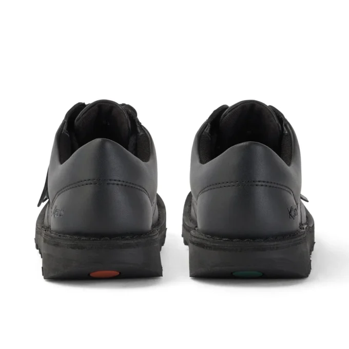 Junior Unisex Kick Lo Lederimitat Schwarz Junior Unisex Kick Lo Lederimitat Schwarz