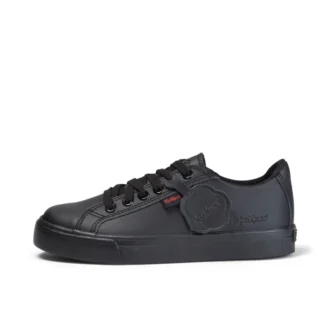 Junior Unisex Tovni Lacer Leder Schwarz