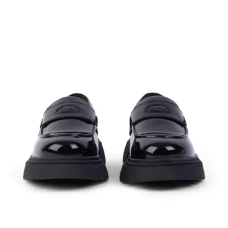 Kenzi Loafer für junge Damen, Leder, schwarz