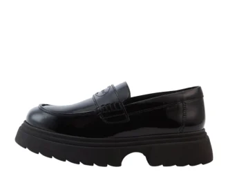 Kenzi Loafer für Mädchen, Leder, Schwarz
