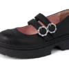 Kenzi MJ Lederschuhe für Jugendliche, schwarz Kenzi MJ Lederschuhe für Jugendliche, schwarz