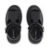 Kenzi-Sandalen für Mädchen aus schwarzem Leder Kenzi-Sandalen für Mädchen aus schwarzem Leder