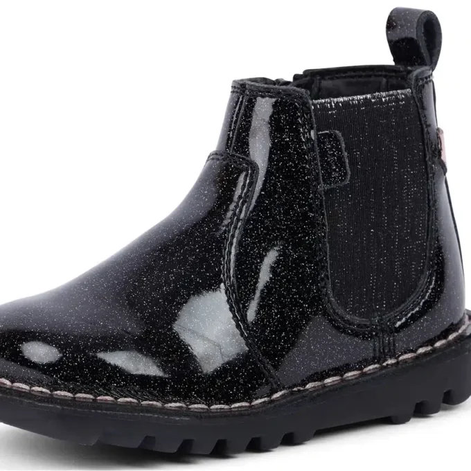 Kick Chelsea Galactic Leder Schwarz für Mädchen Kick Chelsea Galactic Leder Schwarz für Mädchen