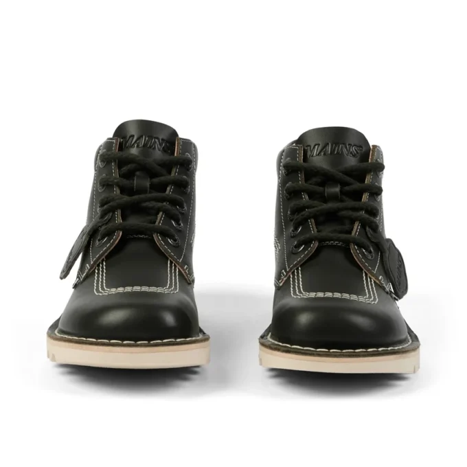 Kick Hi aus genarbtem Leder für Erwachsene, Unisex, Mains, Dunkelgrün Kick Hi aus genarbtem Leder für Erwachsene, Unisex, Mains, Dunkelgrün