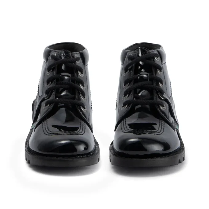 Kick Hi für Erwachsene, Damen, Leder, Lackleder-Optik, Schwarz Kick Hi für Erwachsene, Damen, Leder, Lackleder-Optik, Schwarz