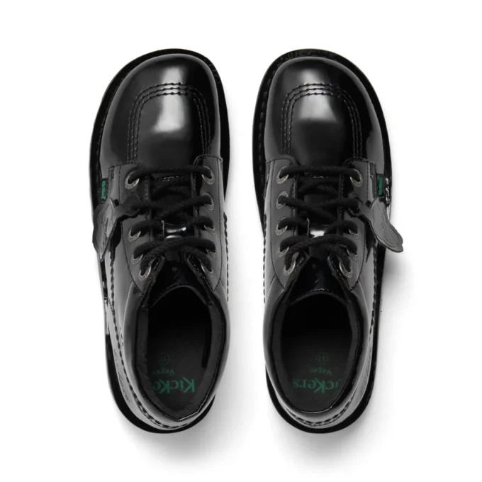 Kick Hi für Erwachsene, Damen, Leder, Lackleder-Optik, Schwarz Kick Hi für Erwachsene, Damen, Leder, Lackleder-Optik, Schwarz