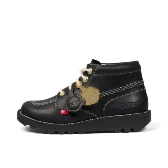 Kick Hi Goldie Stiefel für Erwachsene, Unisex, Schwarz