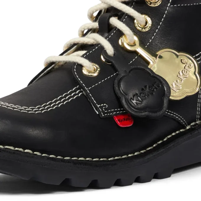 Kick Hi Goldie Stiefel für Erwachsene, Unisex, Schwarz Kick Hi Goldie Stiefel für Erwachsene, Unisex, Schwarz