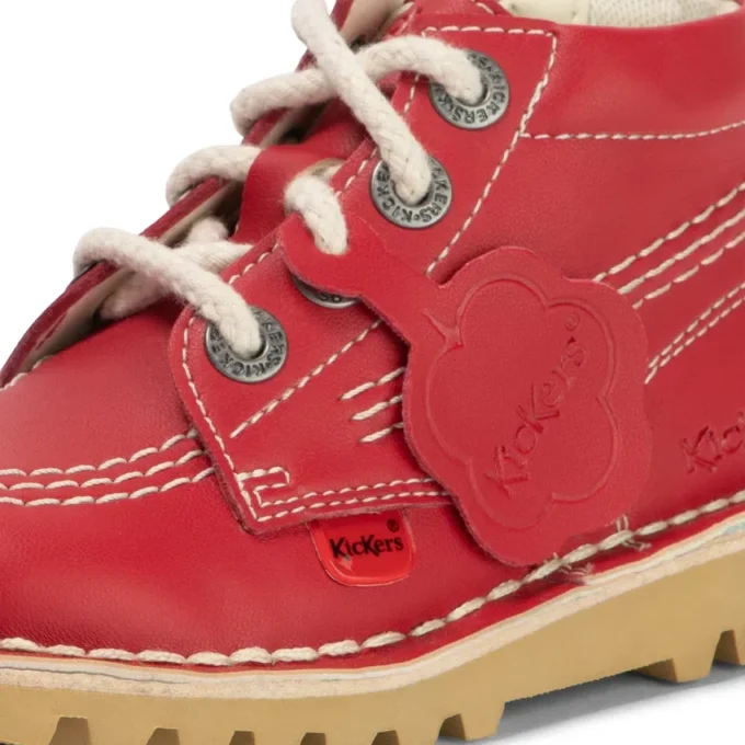 Kick Hi Hi Zip aus Lederalternative für Kleinkinder, Unisex, Rot Kick Hi Hi Zip aus Lederalternative für Kleinkinder, Unisex, Rot