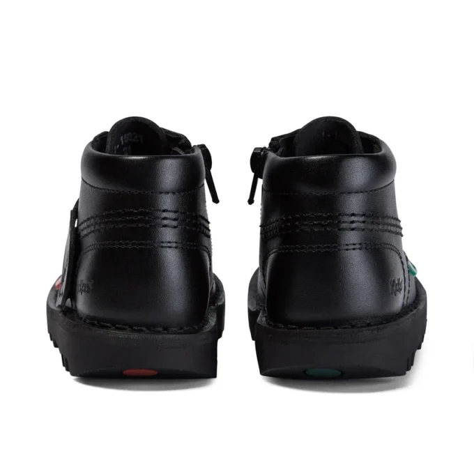 Kick Hi Hi Zip für Kleinkinder, Unisex, Leder, Schwarz Kick Hi Hi Zip für Kleinkinder, Unisex, Leder, Schwarz