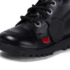Kick Hi Hi Zip für Kleinkinder, Unisex, Leder, Schwarz Kick Hi Hi Zip für Kleinkinder, Unisex, Leder, Schwarz