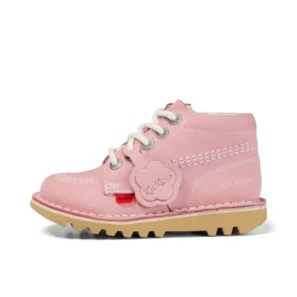 Kick Hi Hi Zip für Kleinkinder, Unisex, Nubuk, Hellrosa