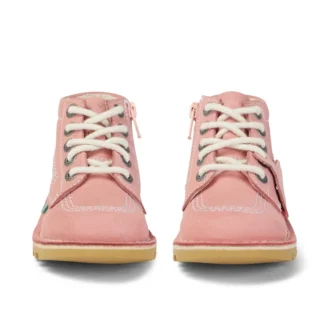 Kick Hi Hi Zip für Kleinkinder, Unisex, Nubuk, Hellrosa