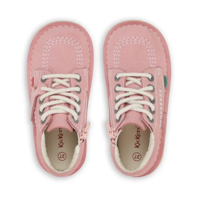 Kick Hi Hi Zip für Kleinkinder, Unisex, Nubuk, Hellrosa Kick Hi Hi Zip für Kleinkinder, Unisex, Nubuk, Hellrosa