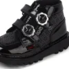Kick Hi Meadow Lacklederstiefel für Mädchen, schwarz Kick Hi Meadow Lacklederstiefel für Mädchen, schwarz