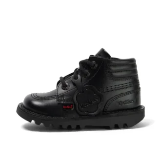 Kick Hi Padded Leder Schwarz für Jungen