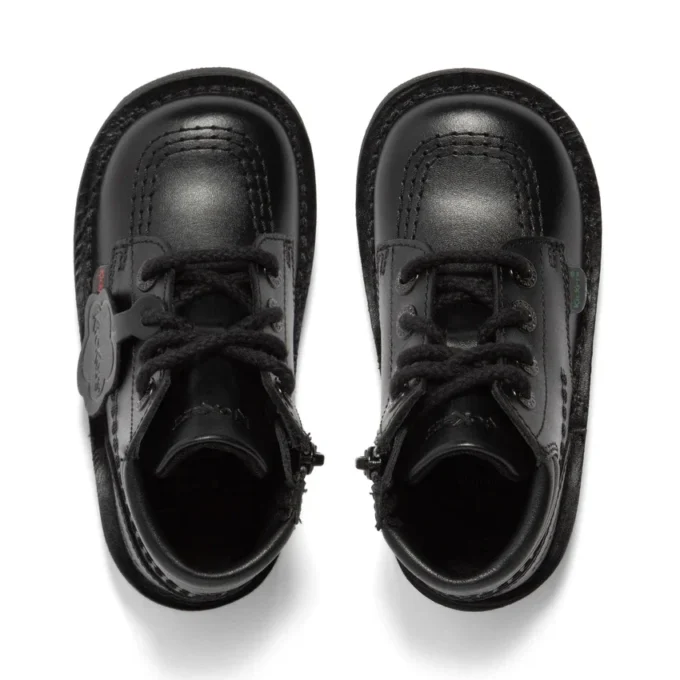 Kick Hi Padded Leder Schwarz für Jungen Kick Hi Padded Leder Schwarz für Jungen