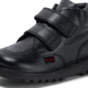 Kick Hi Roll Leder Schwarz für kleine Jungen Kick Hi Roll Leder Schwarz für kleine Jungen