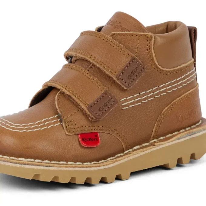 Kick Hi Roll Unisex für Kleinkinder, Leder, hellbraun Kick Hi Roll Unisex für Kleinkinder, Leder, hellbraun