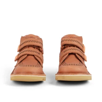 Kick Hi Roll ZigZag Stiefel für Jungen, Leder, hellbraun