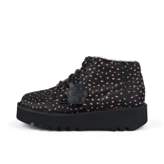 Kick Hi Stack Spot Leder Schwarz für Erwachsene (Unisex) Kick Hi Stack Spot Leder Schwarz für Erwachsene (Unisex)