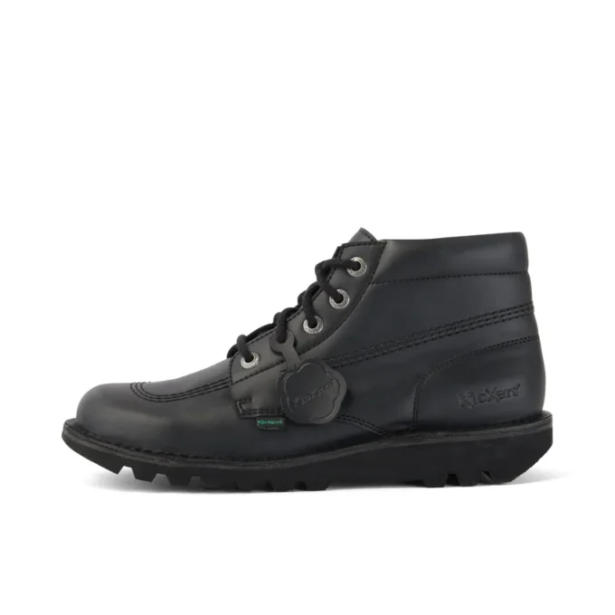 Jugend Unisex Kick Hi Leder Alternative Schwarz Jugend Unisex Kick Hi Leder Alternative Schwarz
