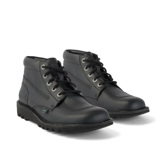 Jugend Unisex Kick Hi Leder Alternative Schwarz Jugend Unisex Kick Hi Leder Alternative Schwarz