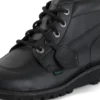 Jugend Unisex Kick Hi Leder Alternative Schwarz Jugend Unisex Kick Hi Leder Alternative Schwarz