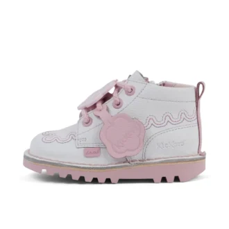 Kick Hi Wave Leder Weiß für Mädchen