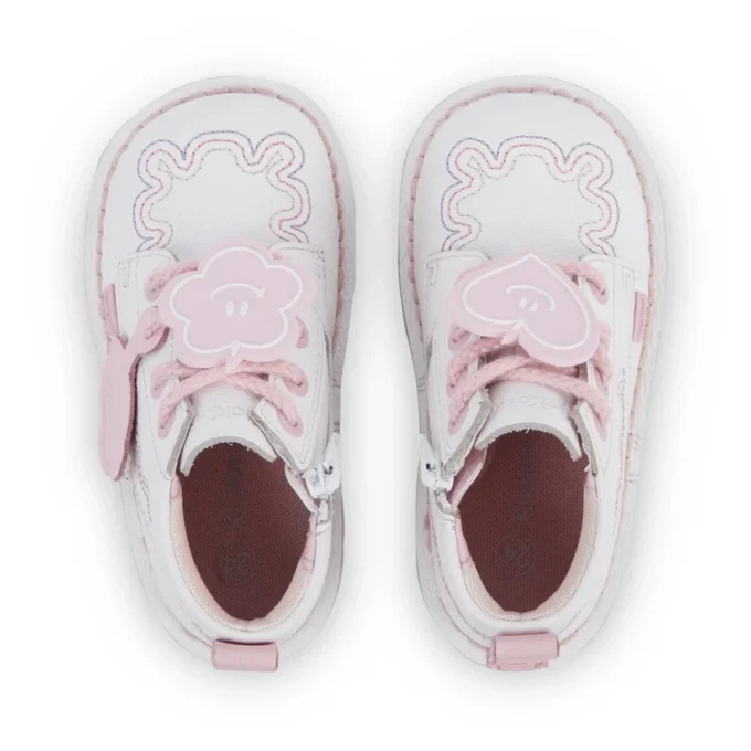 Kick Hi Wave Leder Weiß für Mädchen Kick Hi Wave Leder Weiß für Mädchen