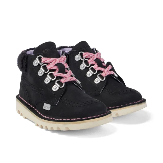 Kick Hi Winter Nubuk für Mädchen, schwarz Kick Hi Winter Nubuk für Mädchen, schwarz
